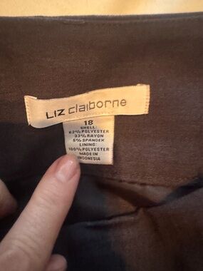 Liz Claiborne Charcoal Women's Skirt